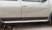 Молдинги на двери Русская Артель (широкие) для renault sandero 2009-2013 г.в., sandero stepway 2009-2013 г.в.