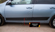 Молдинги на двери Русская Артель для volkswagen golf 6 2009-2012 г.в.