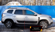 Молдинги на двери Русская Артель гладкие для renault duster 2 с 2021 г.в.
