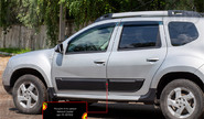 Молдинги на двери Русская Артель (Стандарт) для renault duster 2010-2020 г.в.