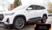 Молдинги на двери Русская Артель для jetour x90 plus с 2021 г.в.