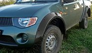 Расширители колесных арок Русская Артель с выносом на 90мм для mitsubishi l200 2007-2015 г.в.