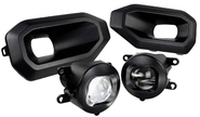 Диодные ПТФ sal-man 120w 32000lux с рамками (кронштейнами) для Лада Нива Тревел rs(26)