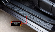 Накладки на внутренние пороги дверей Русская Артель со скотчем для nissan x-trail Т32 2015-2022 г.в.
