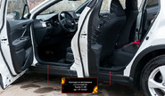 Накладки на внутренние пороги дверей Русская Артель со скотчем для toyota c-hr 2018-2023 г.в.