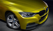Сплиттер переднего бампера inmax в стиле М-performance для bmw 3 (f30)