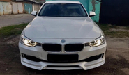 Неокрашенный сплиттер переднего бампера inmax (sport,luxury, se) для bmw 3 (f30)
