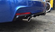 Диффузор заднего бампера inmax в стиле М-performance 335 для bmw 3 (f30)