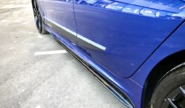 Черные лаковые накладки под пороги inmax в стиле М для bmw 3 (g20)