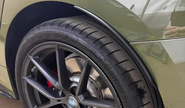 Черные матовые расширители задних арок inmax для bmw 3 (g20, g21)