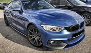 Сплиттер переднего бампера inmax для bmw 4 (f32)