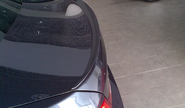 Черный лаковый спойлер inmax для bmw 5 (f10)