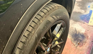 Черные матовые накладки на расширители передних арок inmax для bmw x3 (g01), x4 (g02)