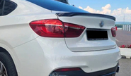 Черный лаковый спойлер inmax в стиле performance для bmw Х6 (f16)
