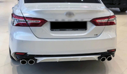 Неокрашенная накладка на задний бампер hemmes для toyota camry xv70