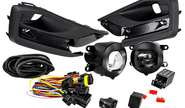 Комплект подключения ПТФ sal-man 120w 32000lux (ближний, дальний) с рамками (кронштейнами) для Лада Веста ng