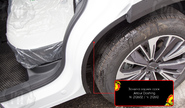 Накладки на внутренние части задних арок Русская Артель со скотчем для jetour dashing с 2022 г.в.
