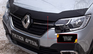 Спойлер (дефлектор) на капот Русская Артель для renault logan 2 2014-2022 г.в., logan 2 stepway 2018-2022 г.в., sandero 2 2014-2022 г.в., sandero 2 stepway 2014-2022 г.в.