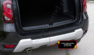 Накладка заднего бампера Русская Артель со скотчем для renault duster 2015-2020 г.в.