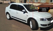 Накладки колесных арок Русская Артель для renault logan 2010-2013 г.в.