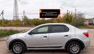 Накладки колесных арок Русская Артель для renault logan 2 2014-2017 г.в.
