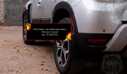 Накладки колесных арок Русская Артель (широкие) для renault duster 2 с 2021 г.в.