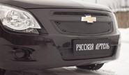 Зимняя заглушка решетки радиатора Русская Артель для chevrolet cobalt седан 2013-2015 г.в.