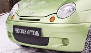 Зимняя заглушка решетки переднего бампера Русская Артель для daewoo matiz 2000-2015 г.в.