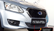 Зимняя заглушка решетки переднего бампера Русская Артель для datsun on-do 2014-2018 г.в.