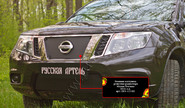 Зимняя заглушка решетки радиатора Русская Артель для nissan terrano 2014-2022 г.в.