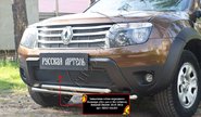 Защитная сетка решетки переднего бампера Русская Артель для renault duster 2010-2014 г.в. без ДХО и обвеса