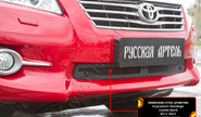 Защитная сетка решетки переднего бампера Русская Артель для toyota rav4 2011-2012 г.в.