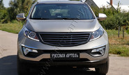 Решетка радиатора Русская Артель 4 поперечины для kia sportage 3 2010-2015 г.в.