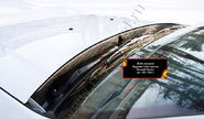 Жабо цельное (узкое) для renault duster 2010-2014 г.в.