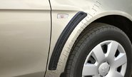 Накладки на передние крылья Русская Артель с сеткой для mitsubishi lancer x 2007-2014 г.в.