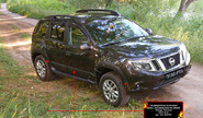 Расширители колесных арок с молдингами на двери Русская Артель для nissan terrano 2014-2022 г.в.