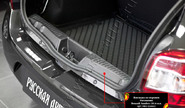 Накладка на порожек багажника Русская Артель для renault sandero 2 2014-2022 г.в., sandero 2 stepway 2014-2022 г.в.