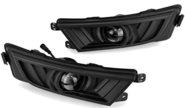 Светодиодные ПТФ sal-man 110w 30000lux (ближний, дальний) с защитой от перегрева и запотевания для skoda octavia 3 2013-2017 г.в.