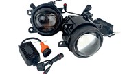Диодные ПТФ sal-man 120w 32000lux (ближний, дальний) с защитой от перегрева и запотевания для Лада Гранта fl, Веста 2015-2021 г.в., Икс Рей, Ларгус fl, Нива Урбан, Нива Тревел 2021-2025 г.в., Искра, Рено