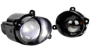 Диодные ПТФ sal-man 120w 32000lux (ближний, дальний) с защитой от перегрева и запотевания для Лада Калина 2004-2011 г.в., Калина 2 2013-2018 г.в., Гранта 2011-2017 г.в., Ларгус 2012-2020 г.в., Датсун 2014-2019 г.в., УАЗ Патриот