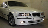 Нижние реснички-накладки на фары для bmw 5 (e39) 1995-2004 г.в.