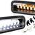 Светодиодные (LED) подфарники Sal-Man 3200-6200lux 11 полос (ДХО, бегущий поворотник, прожектор, дальний свет) для Лада 4х4, Нива Легенд