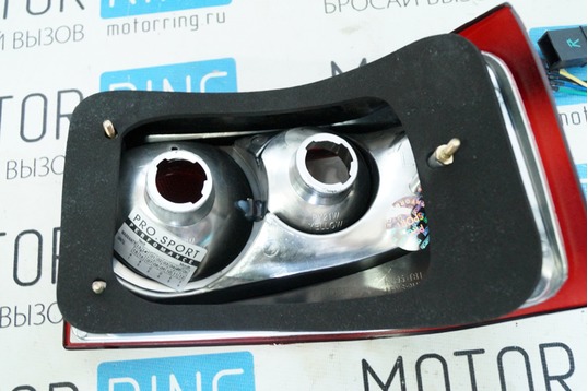 Задние фонари ProSport RS-02814 «Глаз орла» для ВАЗ 2110, 2112, тонированный хром