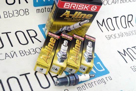 Комплект свечей зажигания Brisk A-line 4 для 8-клапанных карбюраторных ВАЗ 2101-2107_1