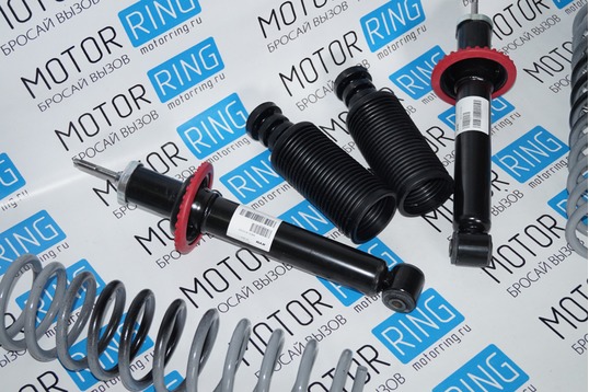 Комплект масляной задней подвески в сборе «KYB Premium» (Каяба) для ВАЗ 2110-2112