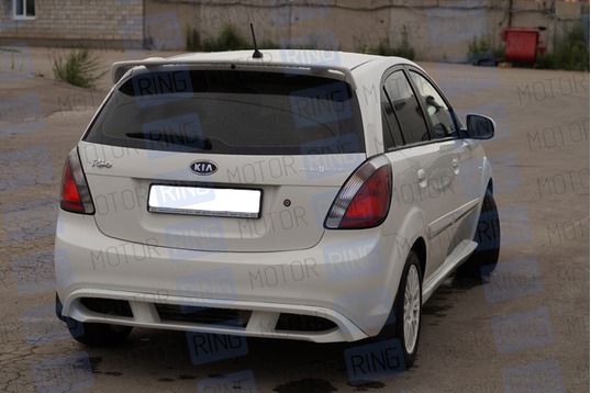 Накладка заднего бампера DM для KIA RIO JB/FL_1