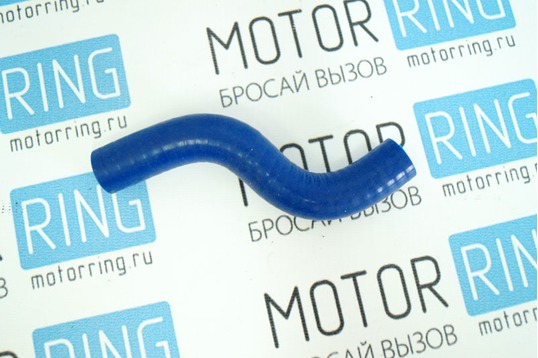 Шланг вентиляции картера (сапуненок) силиконовый синий для ВАЗ 2112