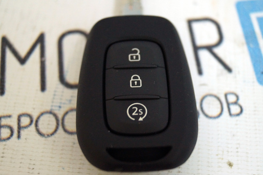 Пульт ключа дистанционного управления на 3 кнопки с чипом Renault HITAG 3 PCF 7939 (Renault Start - кнопка автозапуска)