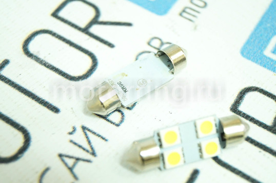 Светодиодные лампы T10*39-5050-4SMD 39mm