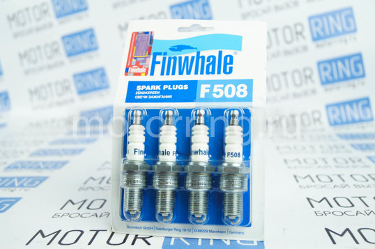 Комплект свечей зажигания FINWHALE F508 для ВАЗ 2108-21099, Лада Нива 4х4 карбюратор_1